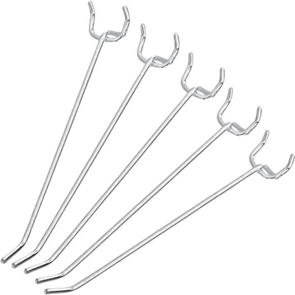 6” Pegboard Hook Organizer Kit,50 Pack,Hanging Hooks Set for Garage Organization